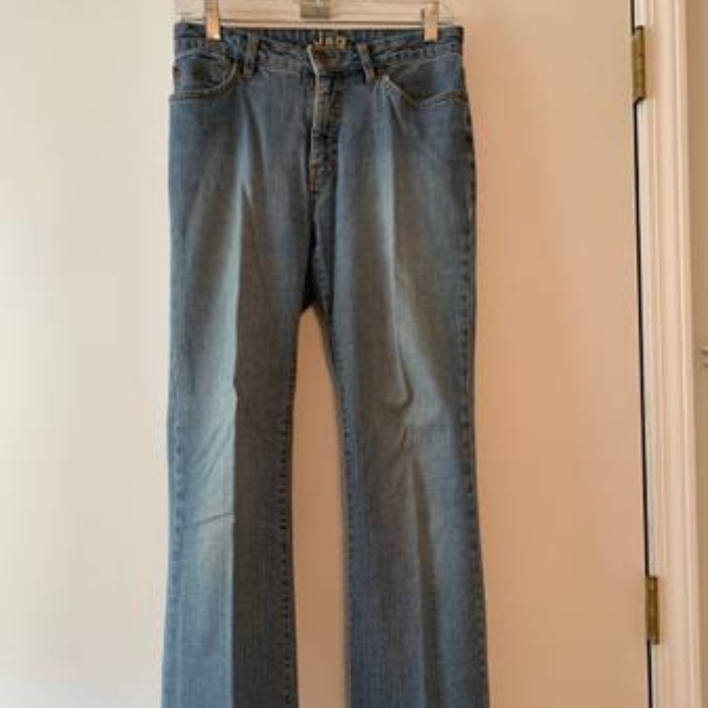 Jag Mid-Rise Straight Leg Cotton Blue Jeans Size 6